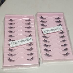 False Eyelashes Set - Black